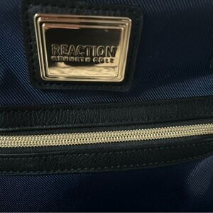 Kenneth Cole Reaction Navy Backpack with Gold Accents